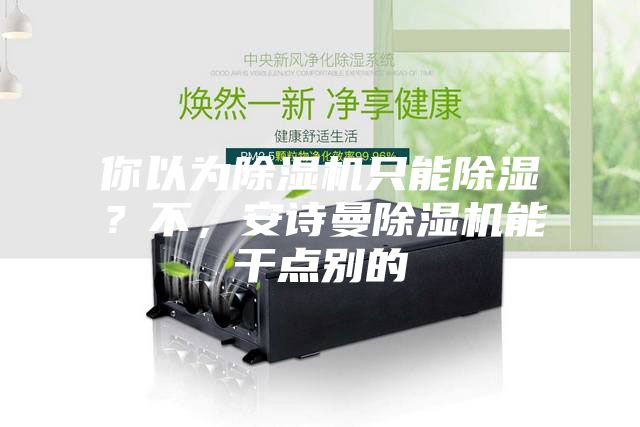 你以為除濕機只能除濕？不，安詩曼除濕機能干點別的