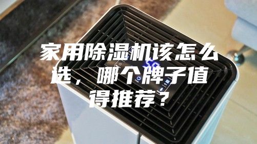 家用除濕機該怎么選，哪個牌子值得推薦？